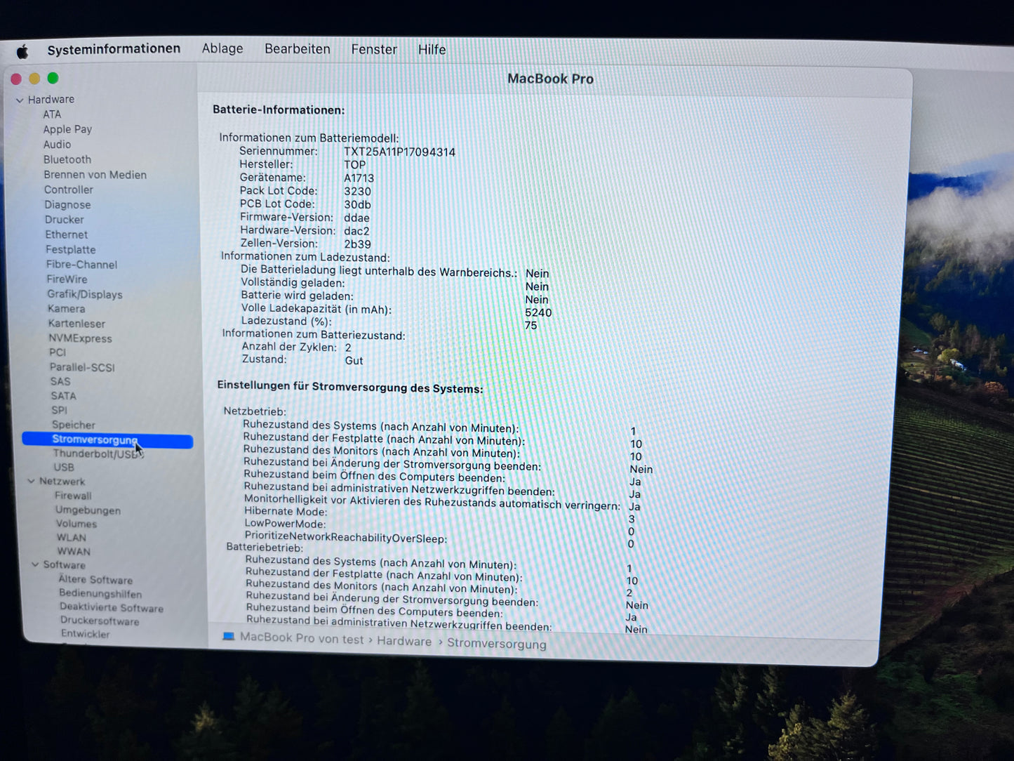 Macbook Pro 2019  - Grau