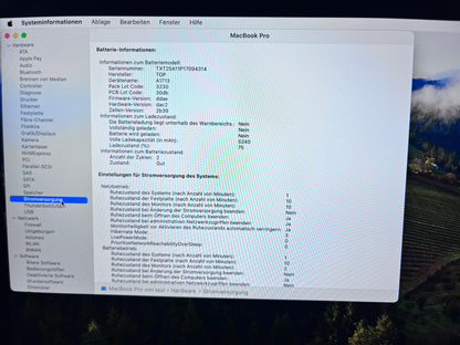 Macbook Pro 2019  - Grau