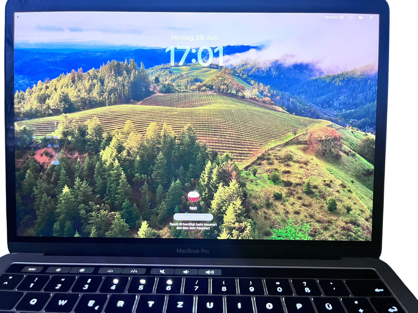 Macbook Pro 2019  - Grau
